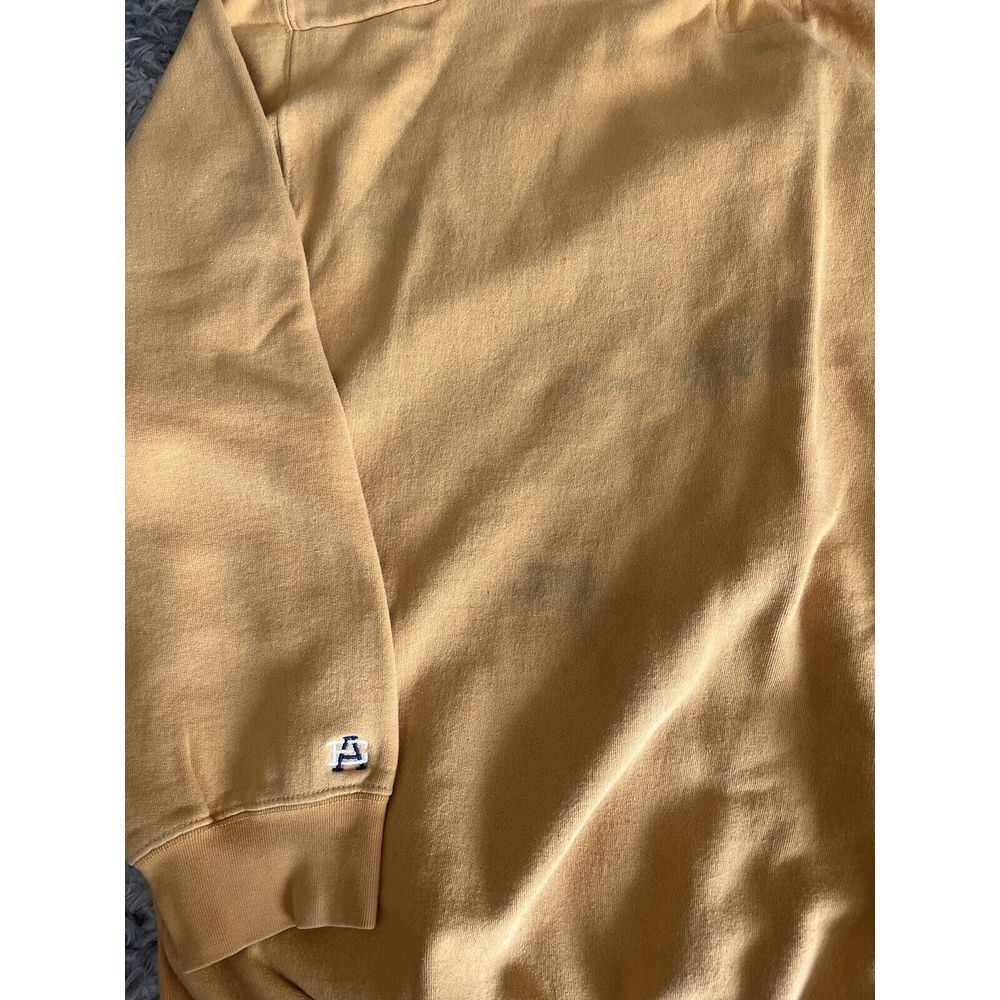 Vtg American Eagle Yellow Crew Neck Sweater Sz XXL Mens Pullover - Picture 7 of 7